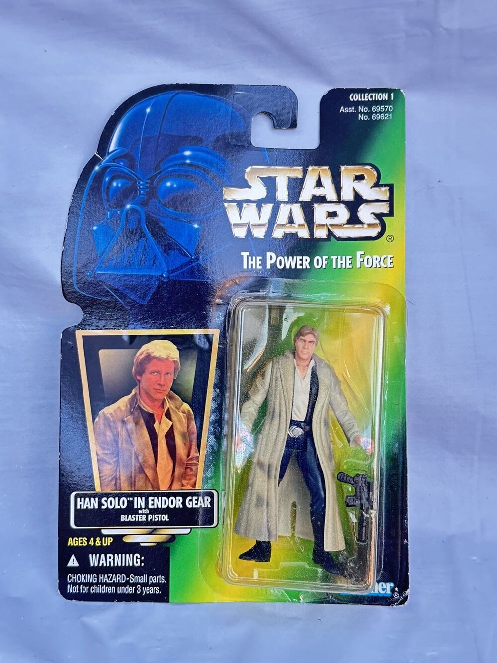 G4 Hasbro Power Of The Force Freeze Frame Endor Han Solo Action Figure Sealed